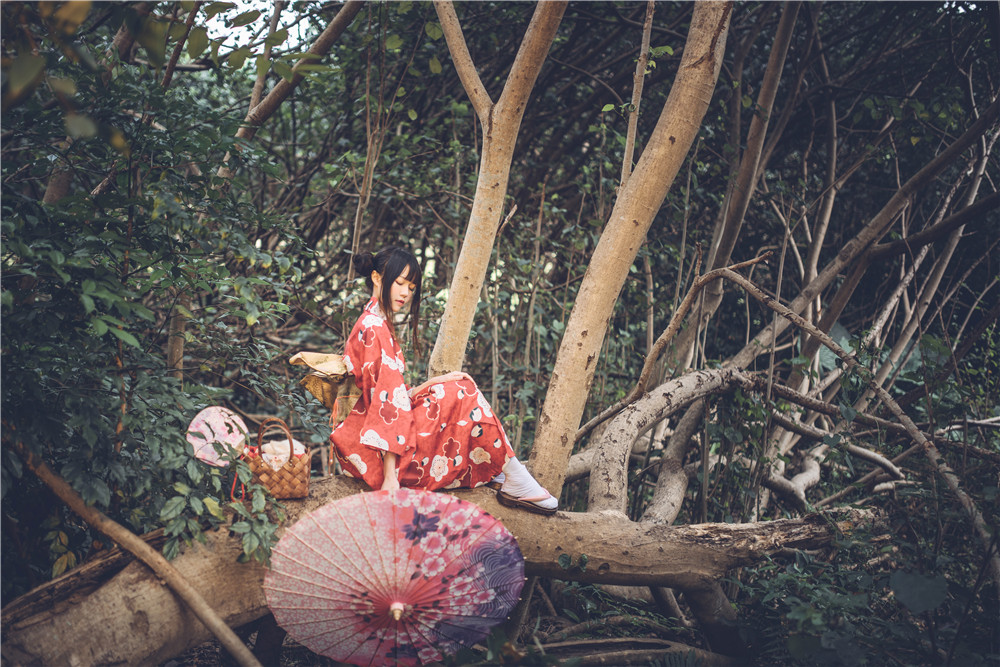 桜桃喵 NO.026 夏日祭 可爱浴衣和服[67P-843M]