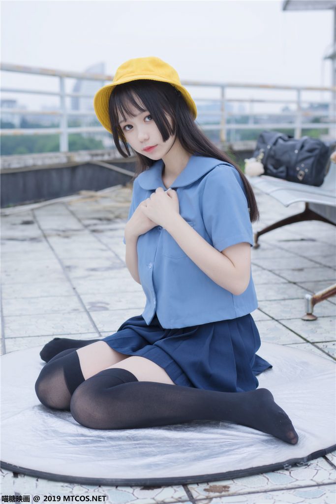 喵糖映画 VOL.070 小黄帽女孩 绝对领域过漆袜[48P-377M]