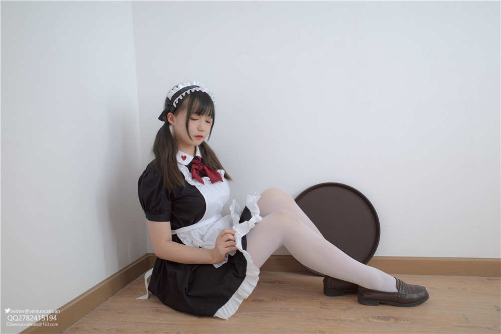 [森萝财团] GG-02 离洛 白丝女仆[101P1V-2.09G][免费下载]