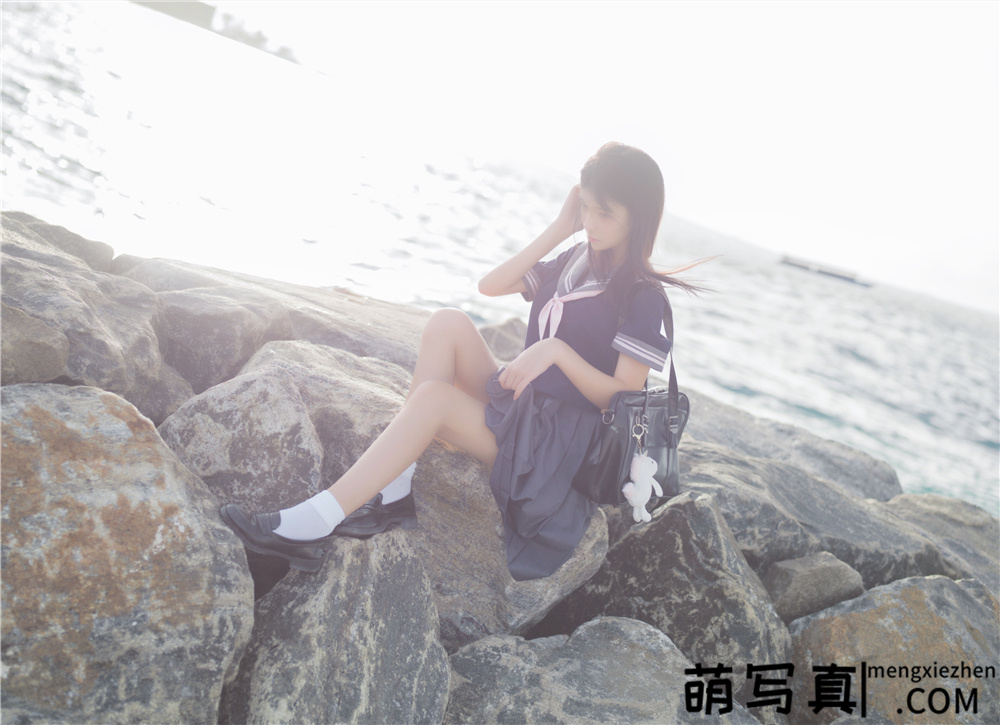 南桃Momoko-蓝jk[12P][免费下载]