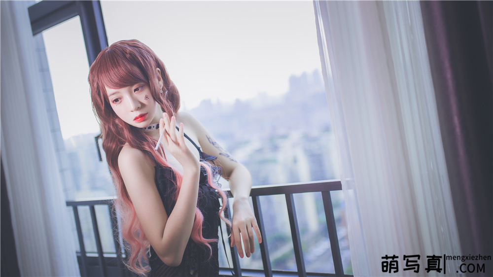 疯猫ss-黑色吊带袜[39P-265M][免费下载]