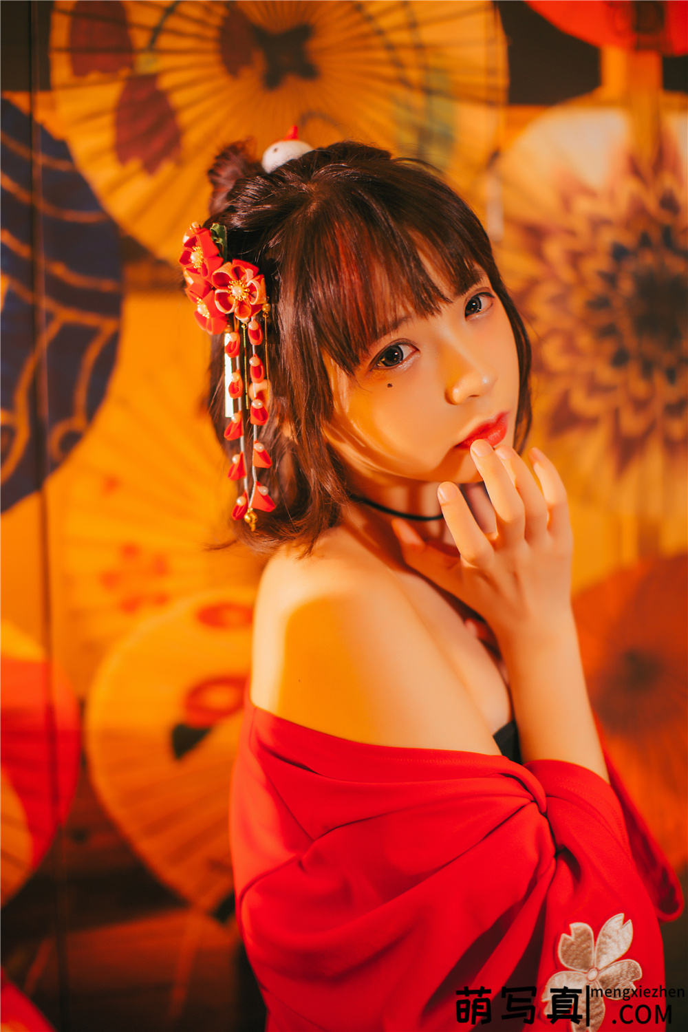 疯猫ss-红色羽衣[15P-192M]