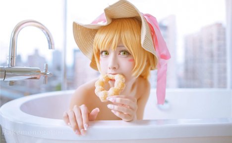 沖田凜花Rinka-Bakemonogatari Oshino Shinobu 兽娘动物园cos[10P]