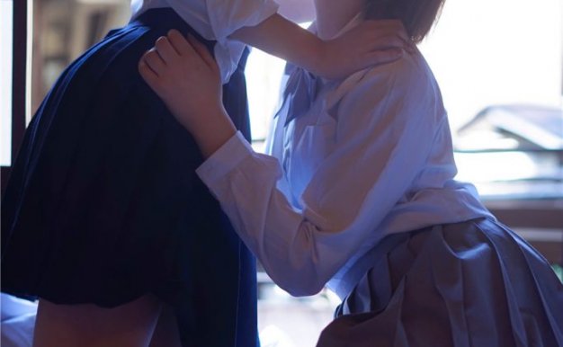 黑川 NO.033 &浅野菌子 少女心事2 日本JK制服和服百合少女[40P-221MB]