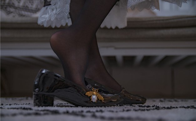 起司块wii – 黑色透明护士 黑丝半透吊带足[66P-598M]