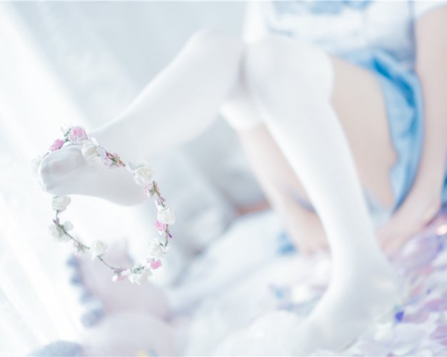 喵糖映画 VOL.0019 蓝白梦幻少女 蓝白JK制服白丝少女[46P-915M]