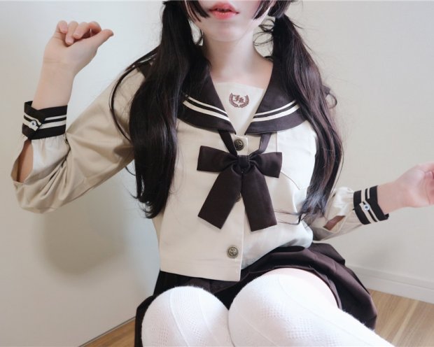 妹の学生服✩コスプレ