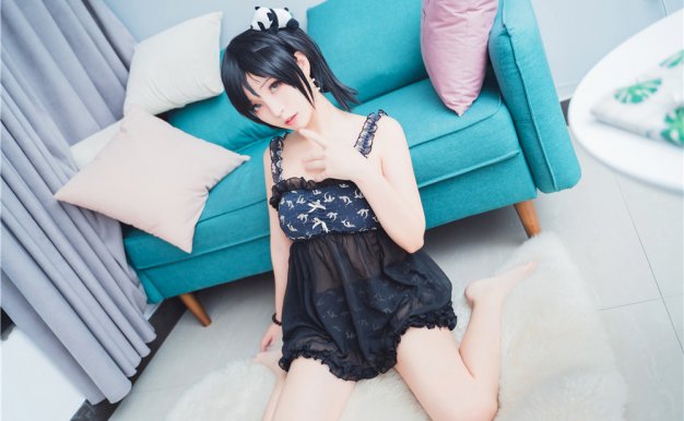 喵糖映画 VOL.063 蕾丝吊带性感小短裙[40P-815M]