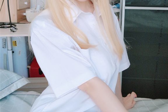 星之迟迟 定制 NO.010 6-25 白衬衣+黑丝[61P3V-681M]