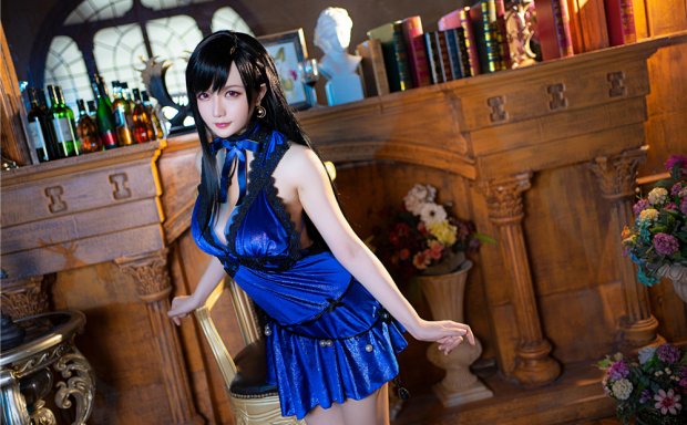 星之迟迟 NO.026 蒂法蓝礼服[42P2V-197M]