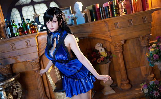 星之迟迟 NO.026 蒂法蓝礼服[42P2V-197M]