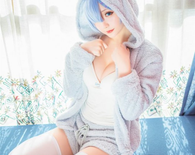 星之迟迟 NO.011 蕾姆猫娘睡衣白丝[14P]