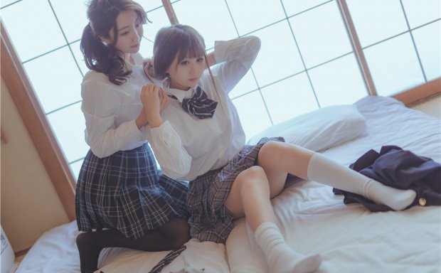 黑川&浅野菌子-百合JK[20P-172M]