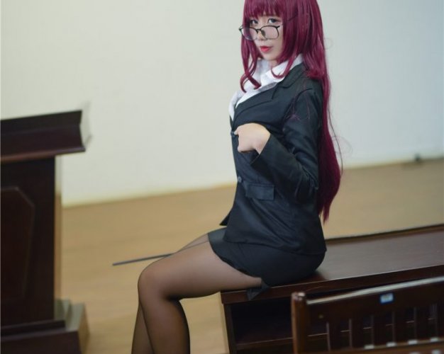 九曲Jean-教师斯卡哈黑丝高跟[41P-320M]