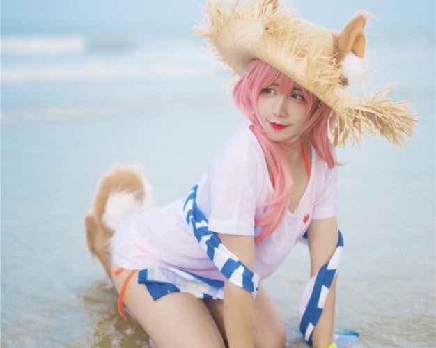 九曲Jean-玉藻前 泳装[5P]