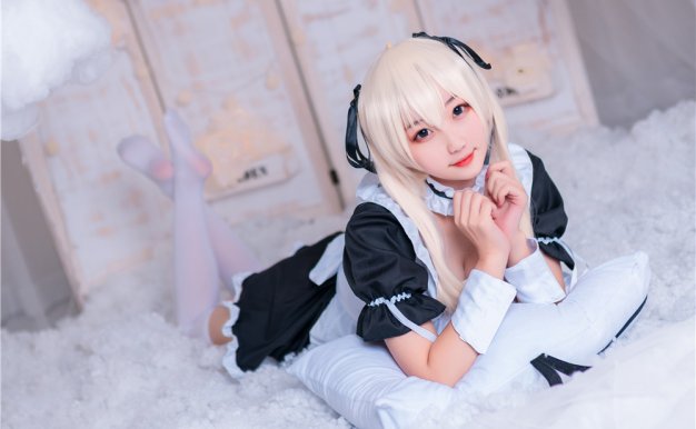 [喵糖映画] VOL.082 穹妹女仆白丝[42P-388M]