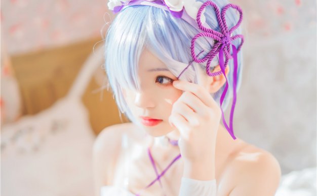 桜桃喵-睡裙蕾姆COS[40P-639M]