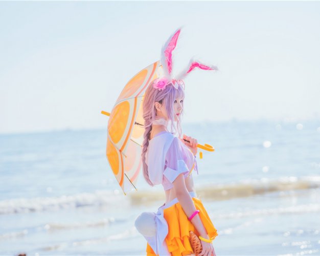 桜桃喵-公孙离海边[40P-537M]