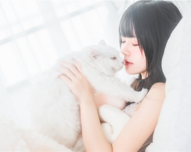 桜桃喵-冬眠系列 纯白私房+粉红浴缸[103P-1.07G]