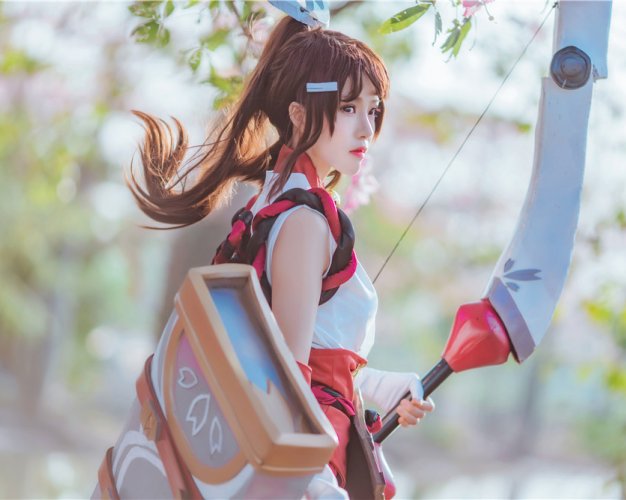 桜桃喵-王者荣耀伽罗COS