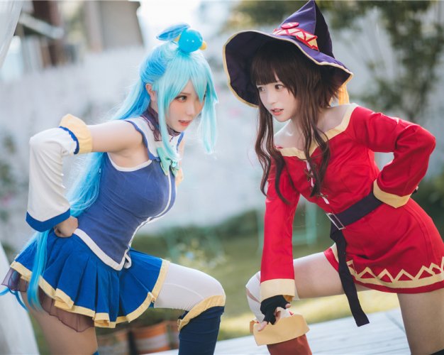 瓜希-阿库娅+惠惠[18P-115M]