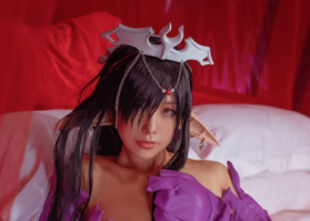 水淼aqua-黑暗精灵女王COS图集