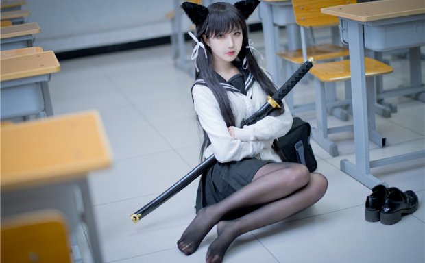 Shika小鹿鹿-爱宕制服[49P-975M]