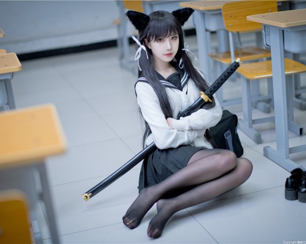 Shika小鹿鹿-爱宕制服[49P-975M]
