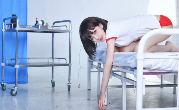 Shika小鹿鹿-保健室体操服少女[12P-124M]