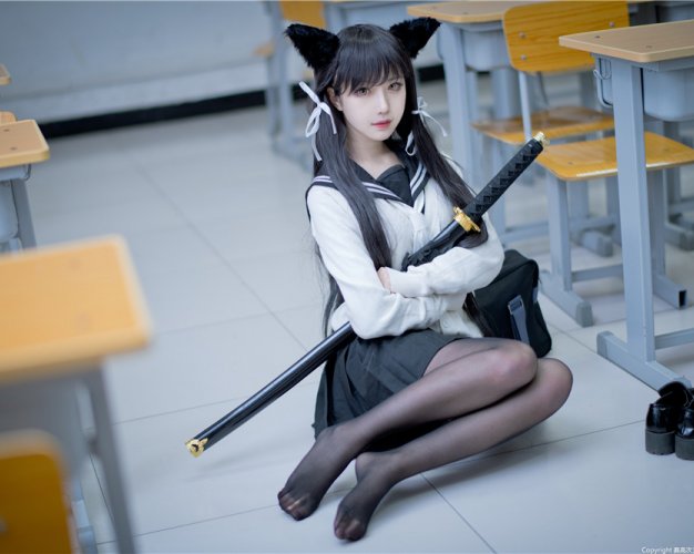 Shika小鹿鹿-爱宕制服[49P-975M]