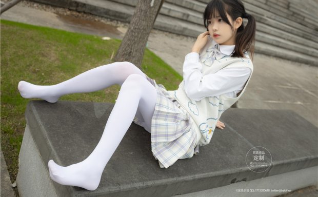 [紧急企划]G-003 小奶糕Milky 白裤袜[70P-858M]