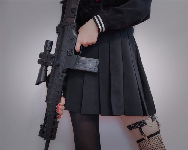 古川kagura-黑白JK[31P]