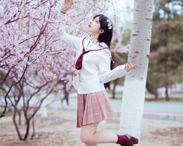 Shika小鹿鹿-樱花JK[13P]
