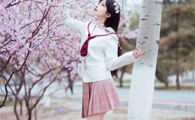 Shika小鹿鹿-樱花JK[13P]