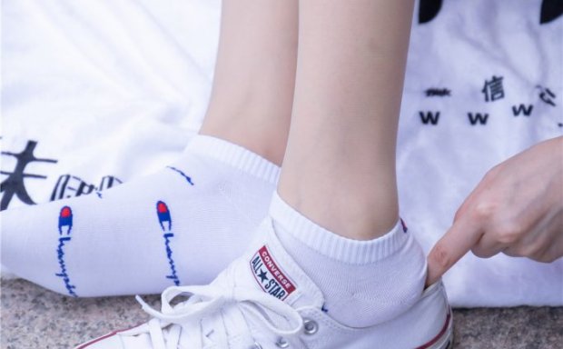 [BoBoSocks袜啵啵] No.001 小甜豆-帆布鞋、白棉袜、肉丝[138P1V-6.22G]