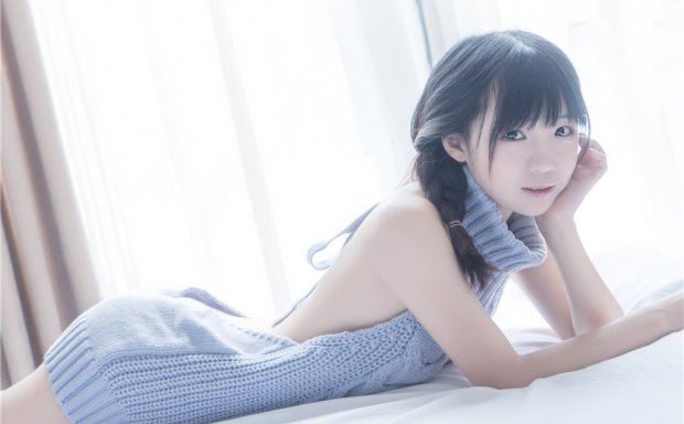 [御子Yumiko] NO.002 漏背毛衣 [10P-116MB]