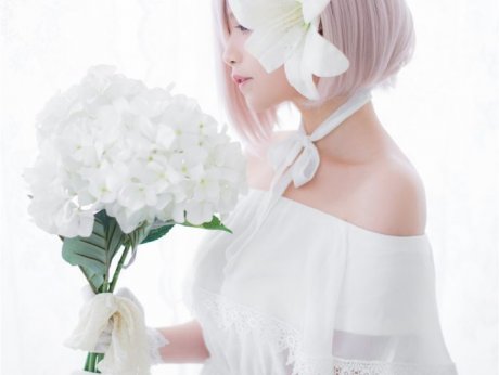 [Miu] Mashu White Dress [27P-174MB]