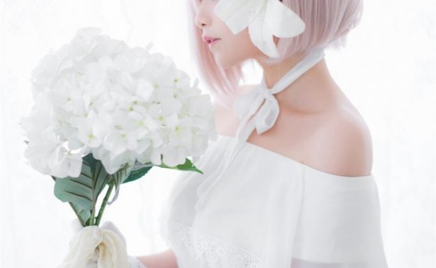 [Miu] Mashu White Dress [27P-174MB]