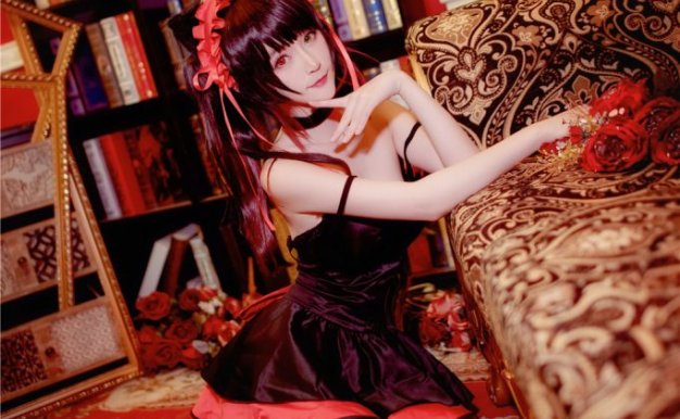 yui金鱼-时崎狂三 黑裙[11P-166M]