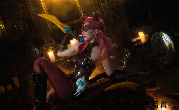 如月灰-王者荣耀 阿轲 暗夜猫娘[12P]